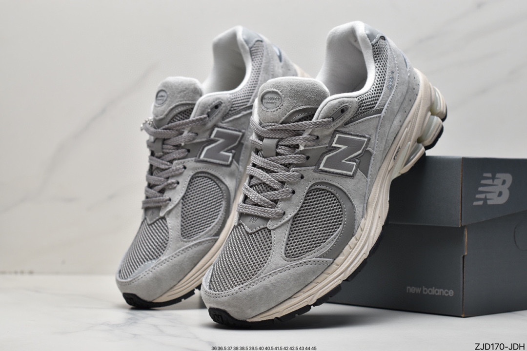 Pure original version New Balance 2002 series classic gray retro casual running shoes ML2002RDA