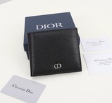 Dior Wallet Black Men Cowhide