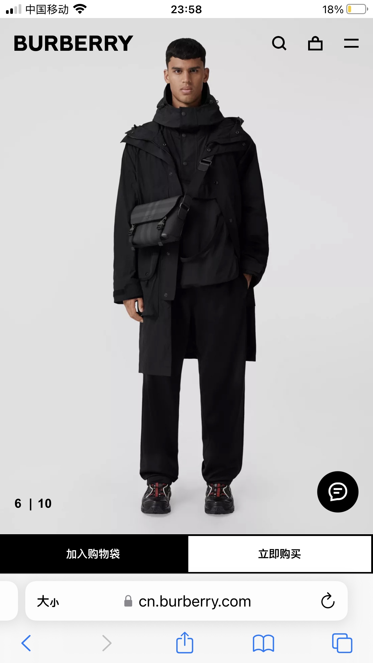 Burberry Official website picture trumpet