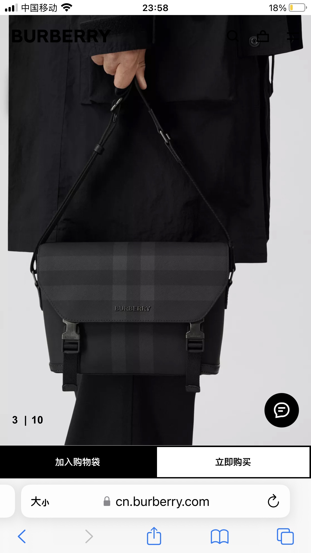 Burberry Official website picture trumpet