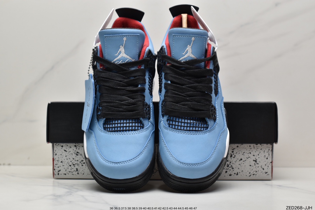 Travis Scott x Air Jordan 4 Retro OG ”Cactus Jacks” AJ4 generation mid-top basketball shoes 308497-406-Top High Quatity Cheap Sneakers Fashion Clothing Clothes Bags handbags Shoes of all Brand wholesale With The best Quality And Beautiful Price from China Factory Chinese suppliers wholesaler seller Travis Scott x Air Jordan 4 Retro OG ”Cactus Jacks” AJ4 generation mid-top basketball shoes 308497-406