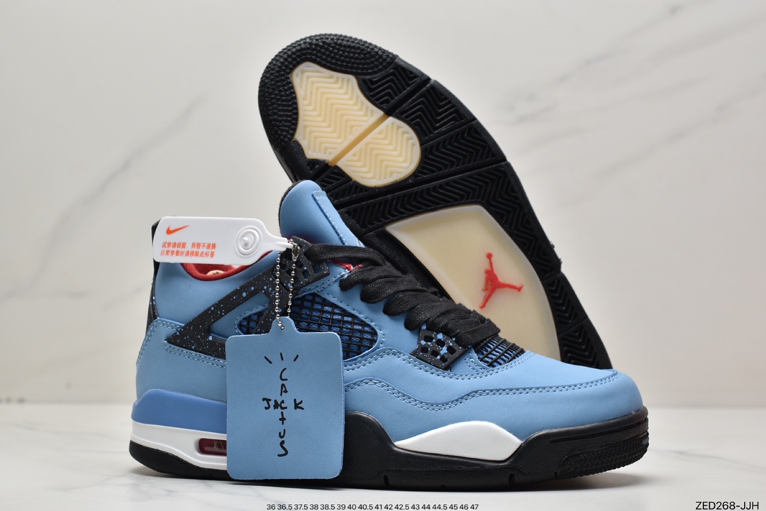 Travis Scott x Air Jordan 4 Retro OG ”Cactus Jacks” AJ4 generation mid-top basketball shoes 308497-406-Top High Quatity Cheap Sneakers Fashion Clothing Clothes Bags handbags Shoes of all Brand wholesale With The best Quality And Beautiful Price from China Factory Chinese suppliers wholesaler seller Travis Scott x Air Jordan 4 Retro OG ”Cactus Jacks” AJ4 generation mid-top basketball shoes 308497-406