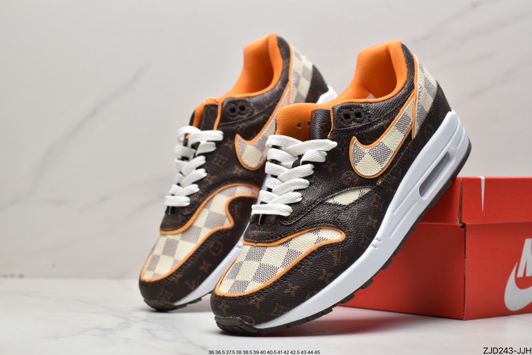 Nike Air Max 1 QS first generation retro air cushion all-match casual sports jogging shoes DA8301-555-Top High Quatity Cheap Sneakers Fashion Clothing Clothes Bags handbags Shoes of all Brand wholesale With The best Quality And Beautiful Price from China Factory Chinese suppliers wholesaler seller Nike Air Max 1 QS first generation retro air cushion all-match casual sports jogging shoes DA8301-555