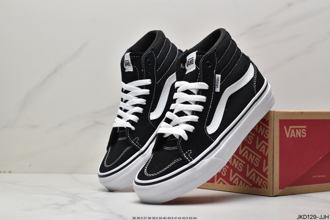 Vans Sk8-Hi Slim Classic High Top Canvas Casual Sports Vulcanized Skateboard Shoes