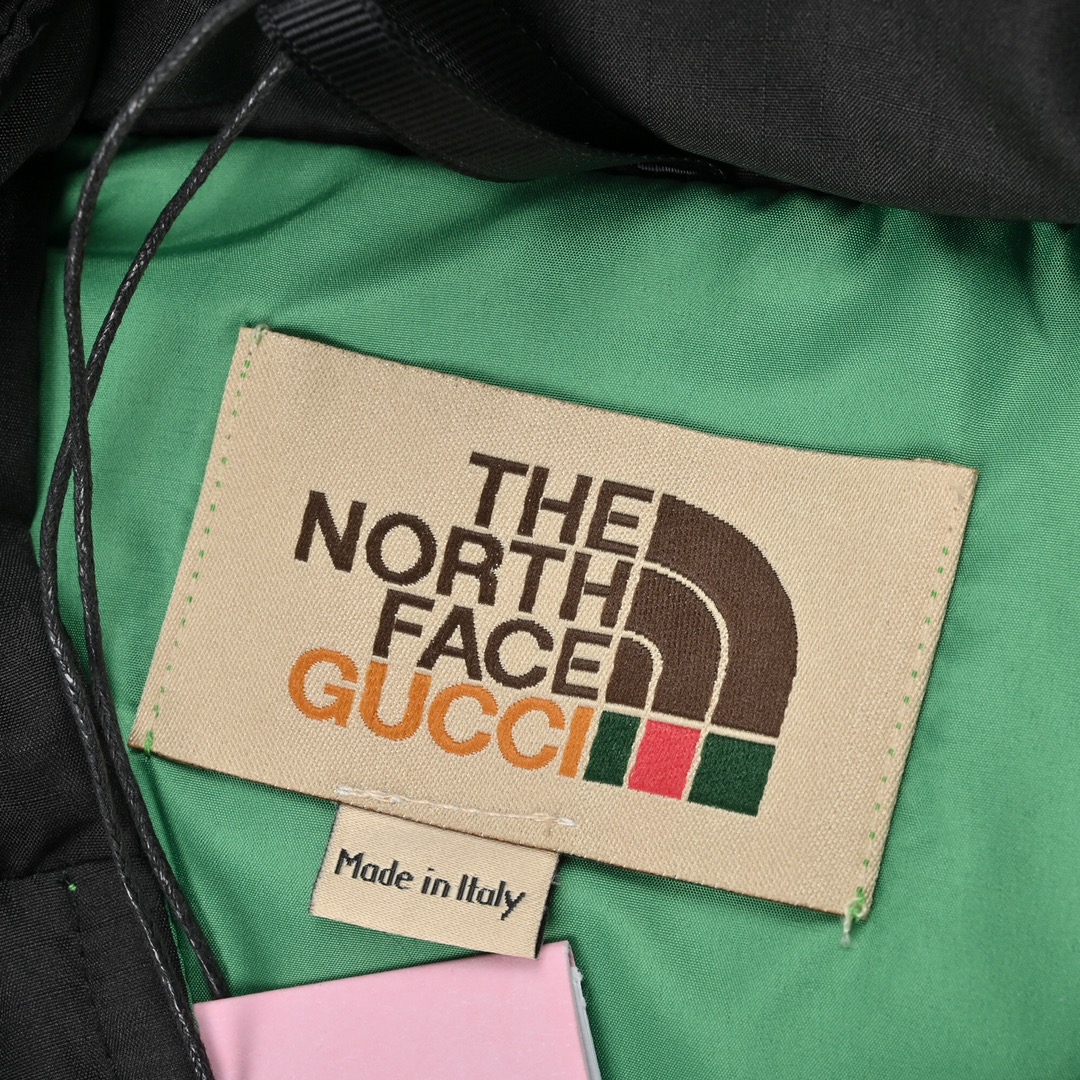 THE NORTH FACE x GUCCI 北面古驰联名款立领羽绒马甲