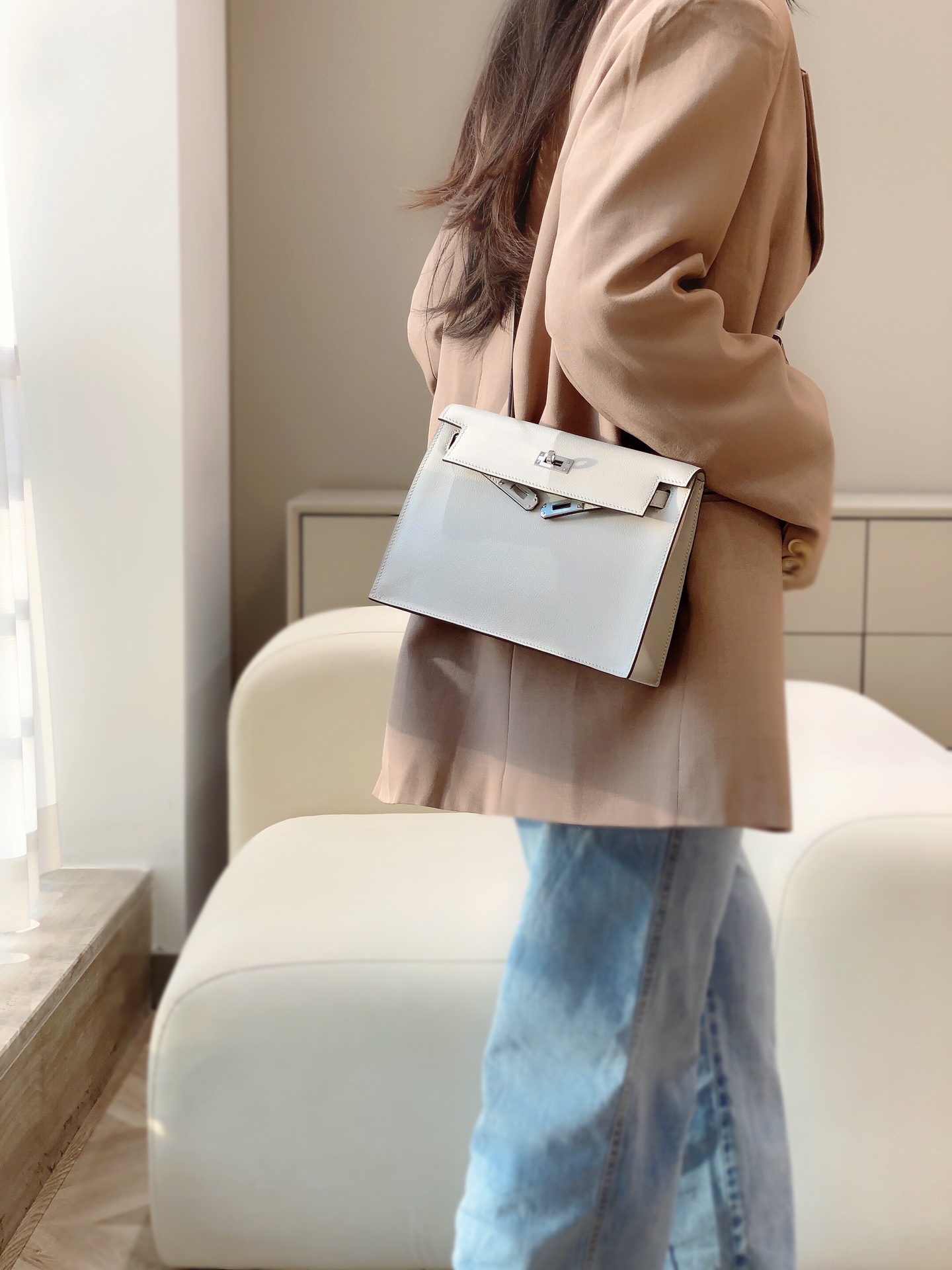 Hermès Luxury Designer Handbag Shoulder Crossbody Bag crafted in premium 9