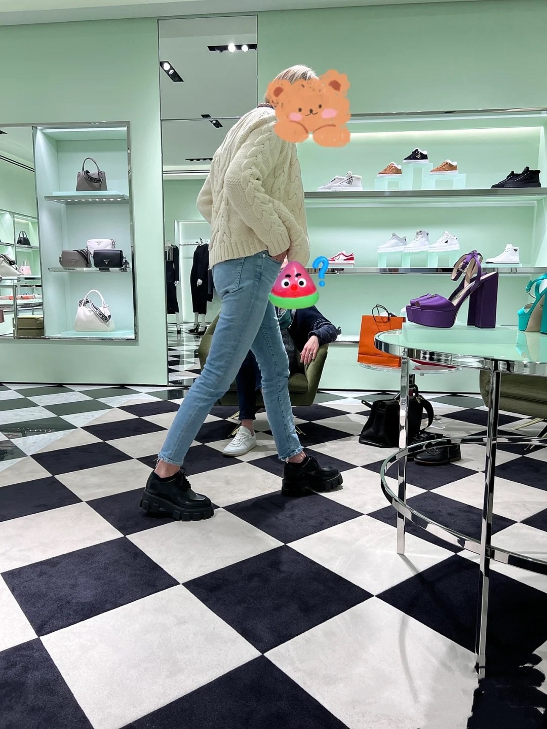 NO:668652,Upper foot picture, loafers, loafers19860909上脚图,乐福鞋,loafers,Women's Shoes