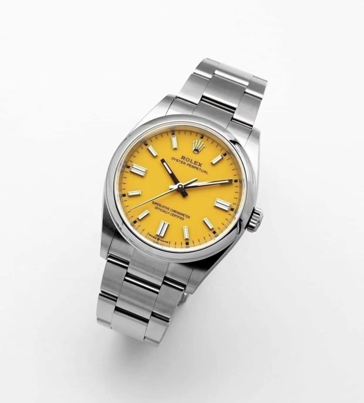 Rolex Oyster Perpetual Date Watch Blue