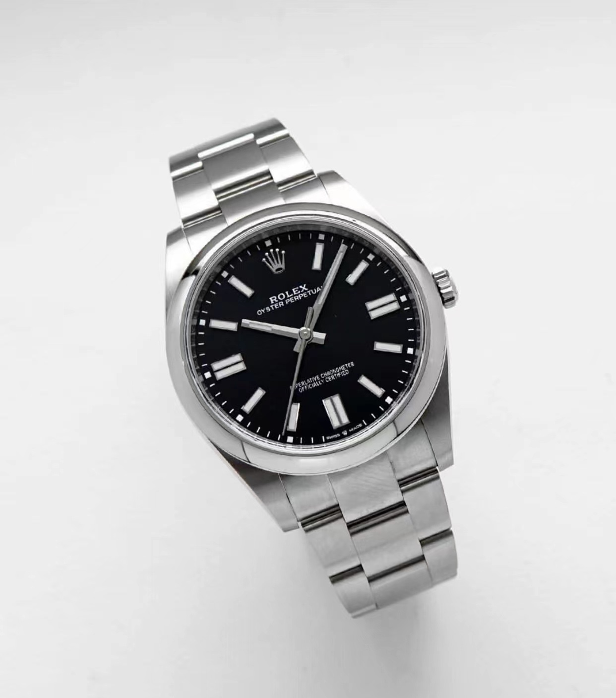 Rolex Oyster Perpetual Date Watch Blue