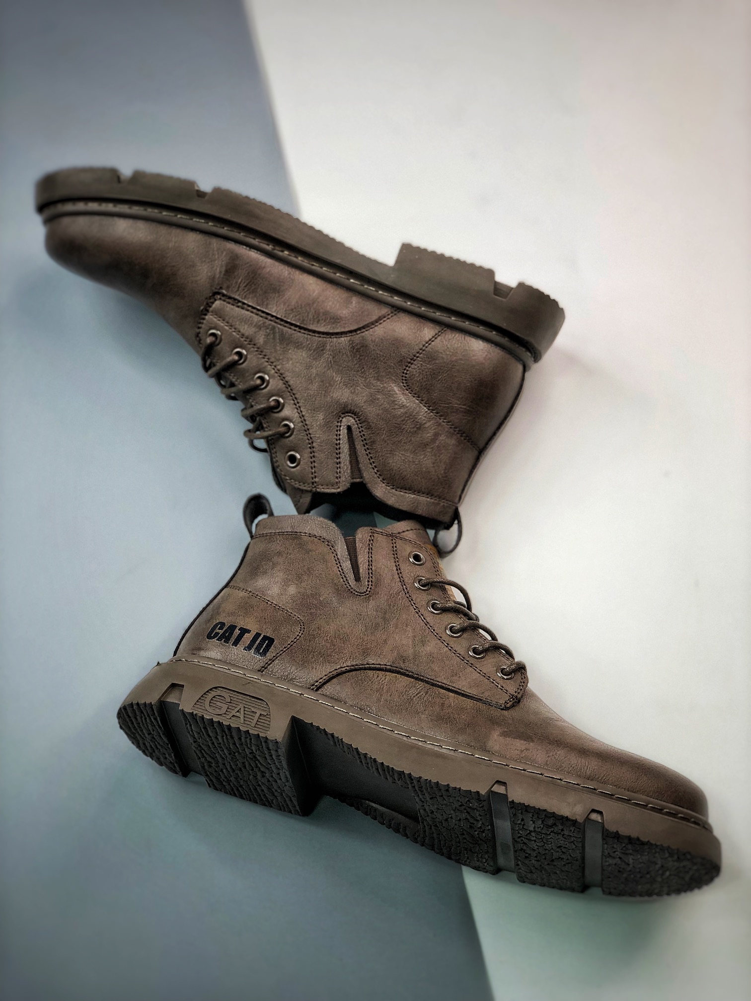 CAT/ Carter tough guy bulldozer brand 2022ss autumn and winter trend hot style men's mid-cut casual fashion Martin boots