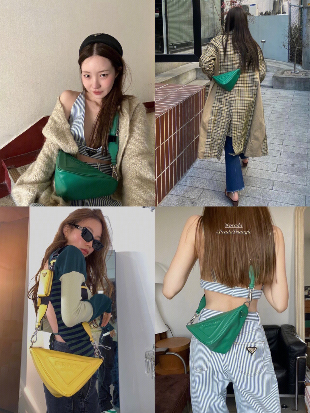 NO:391292,Three-dimensional triangle design, very practical capacity, Prada [top original list], prada19860909立体三角形设计,容量很实用,普拉达【顶级原单】,prada,Bag