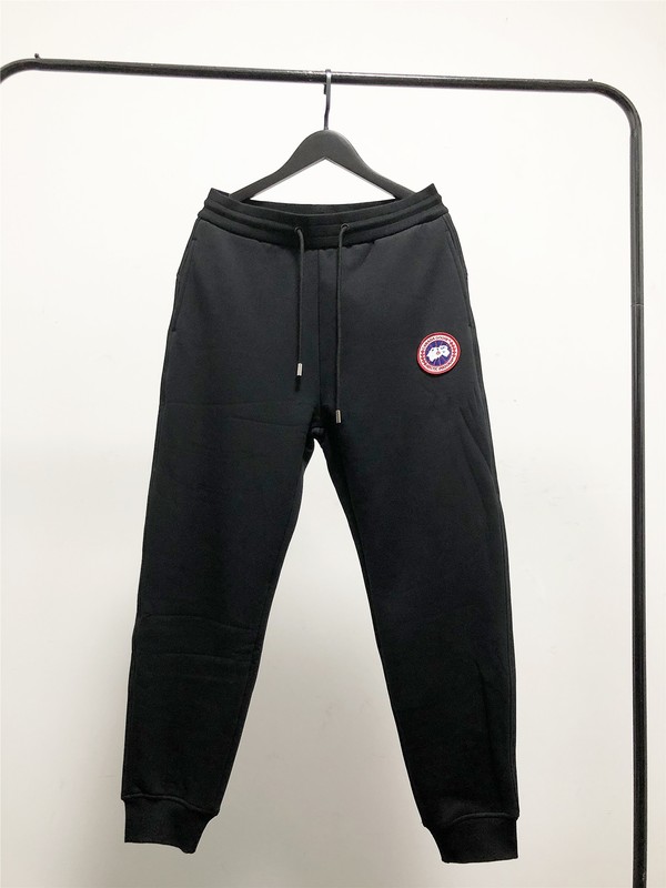 Canada Goose Clothing Pants & Trousers Black Gold Red Yellow Embroidery Unisex Women Men Cotton Lambswool Spandex Wool Winter Collection Casual