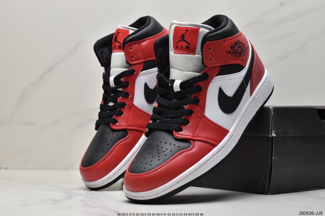 200 Air Jordan 1 Mid 纯原系列 当前市场最优版本 554724-109