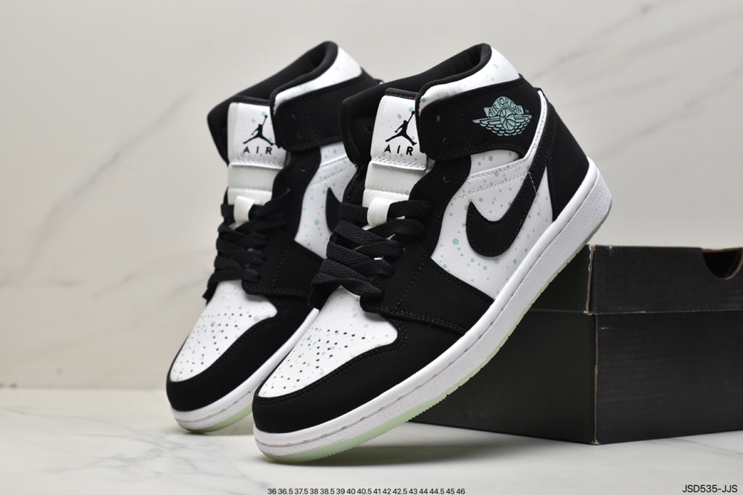 200 Air Jordan 1 Mid 纯原系列 当前市场最优版本 554724-109