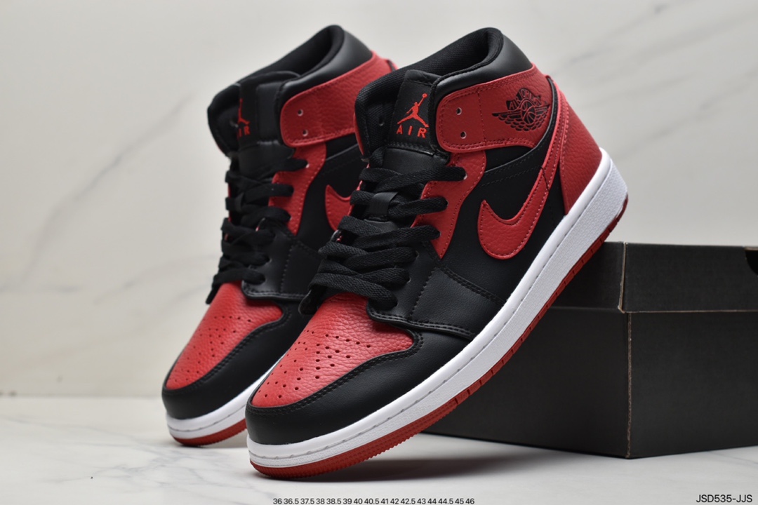 200 Air Jordan 1 Mid 纯原系列 当前市场最优版本 554724-109