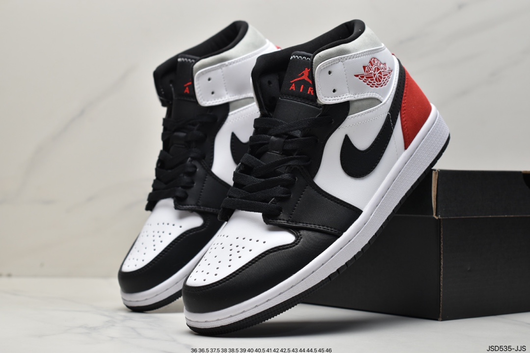 200 Air Jordan 1 Mid 纯原系列 当前市场最优版本 554724-109