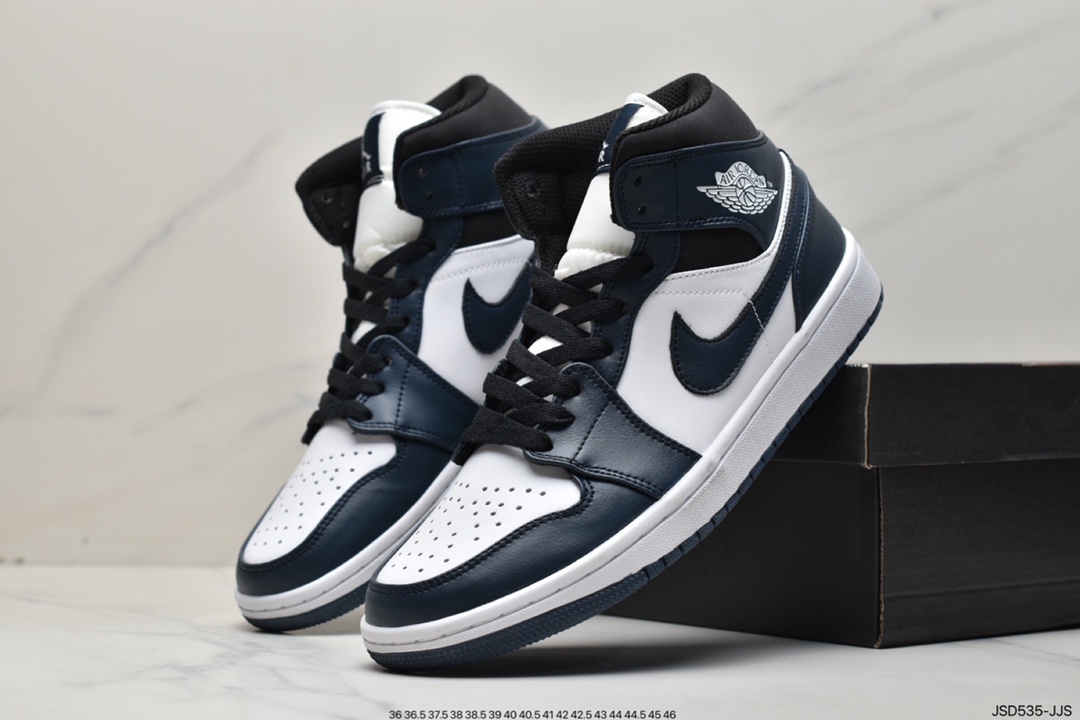 200 Air Jordan 1 Mid 纯原系列 当前市场最优版本 554724-109