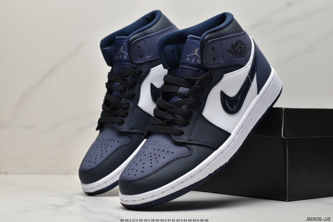 200 Air Jordan 1 Mid 纯原系列 当前市场最优版本 554724-109
