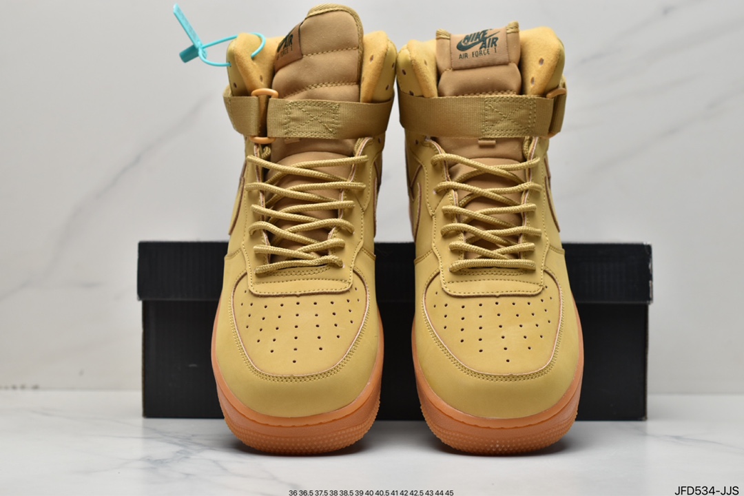 170 Nike Air Force 1 Mid '07 Mid”Flax”空军一号高帮经典百搭休闲运动板鞋715889-200