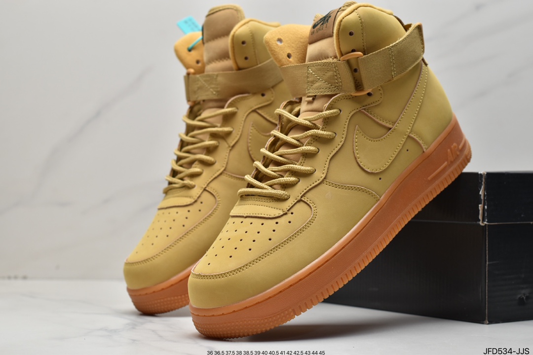 170 Nike Air Force 1 Mid '07 Mid”Flax”空军一号高帮经典百搭休闲运动板鞋715889-200