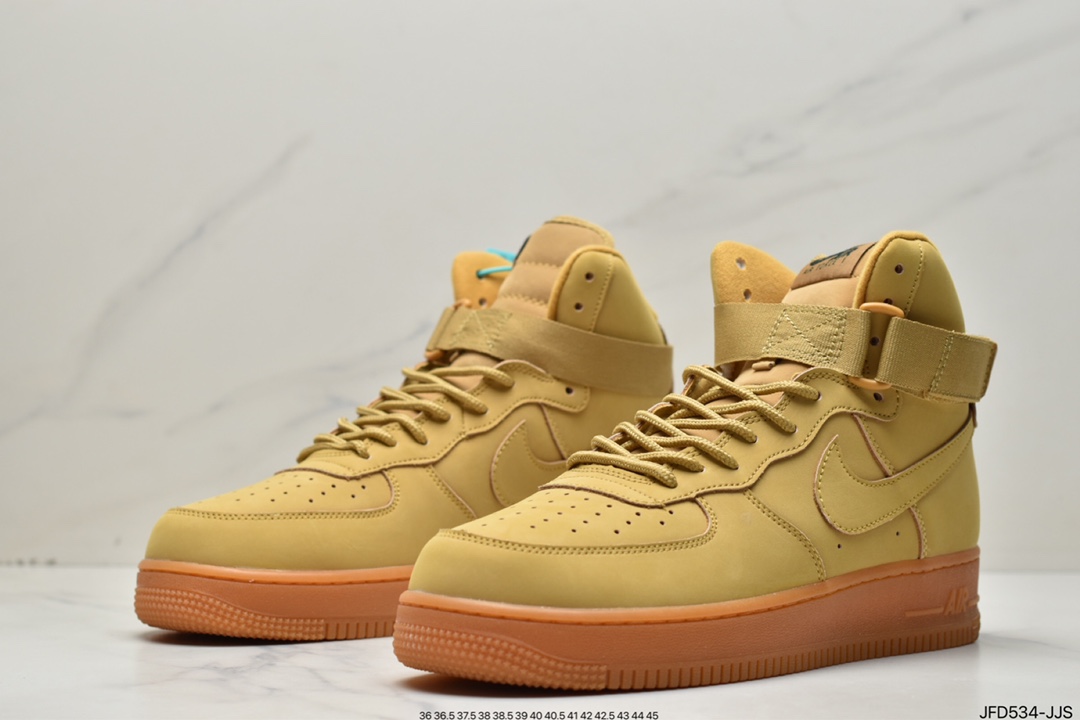 170 Nike Air Force 1 Mid '07 Mid”Flax”空军一号高帮经典百搭休闲运动板鞋715889-200
