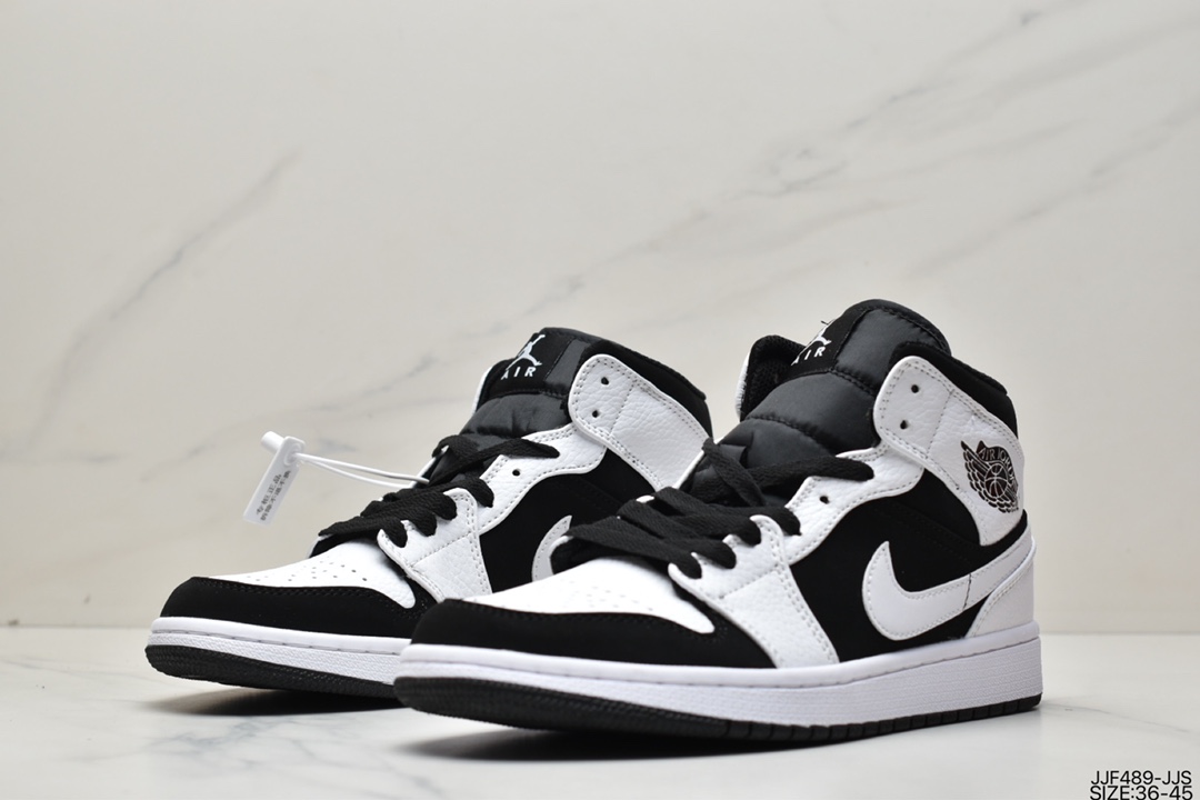 135 真标耐克Nike Air Jordan 1 Mid”Green Yellow”AJ1乔丹一代中帮篮球鞋554724-113