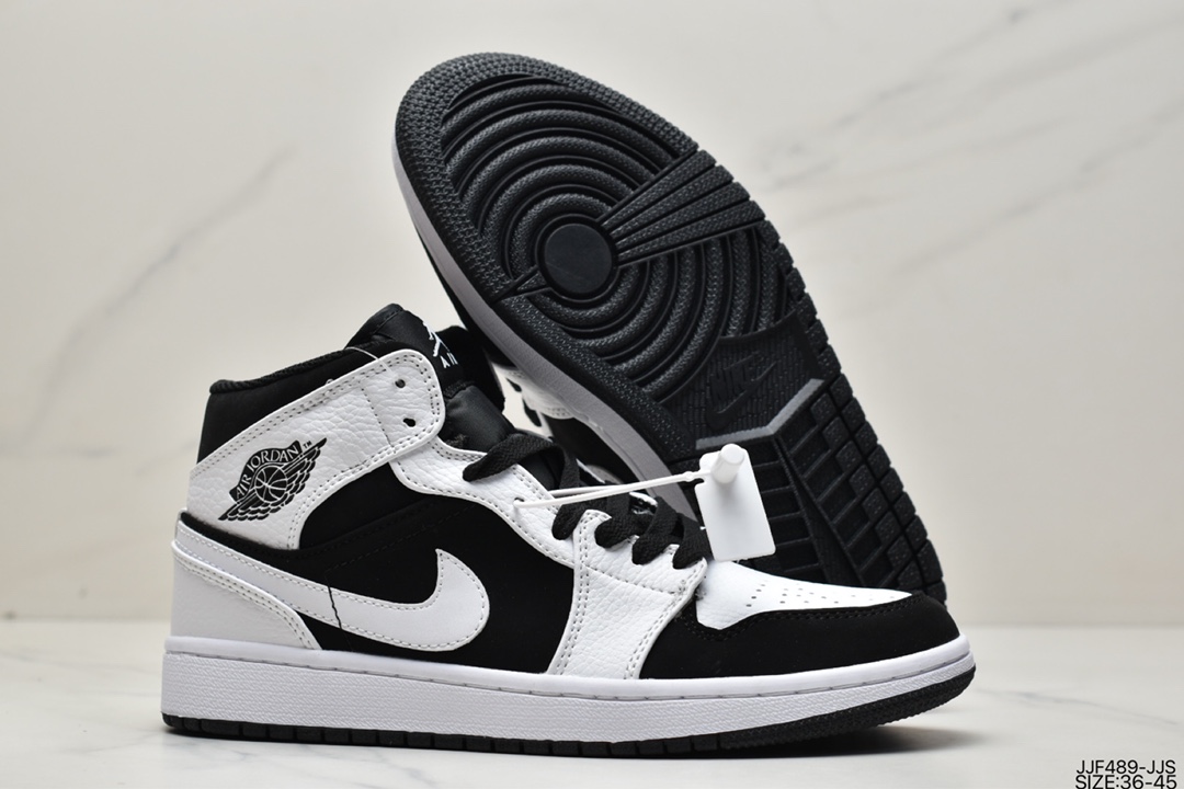 135 真标耐克Nike Air Jordan 1 Mid”Green Yellow”AJ1乔丹一代中帮篮球鞋554724-113