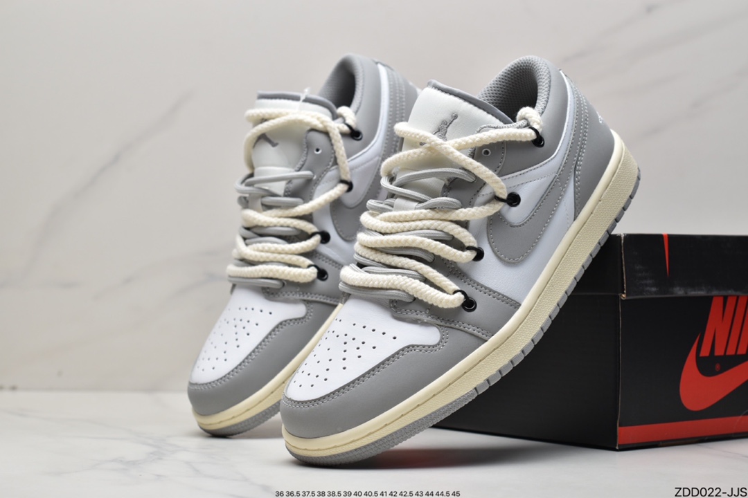 230 耐克Nike Air Jordan 1 Low”Vintage Grey Toe”AJ1乔丹一代553558-053