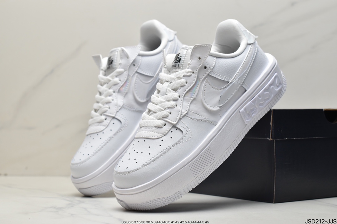 200 耐克Nike Air Force1 空军一号 白蓝低帮休闲板鞋 DX2675-100