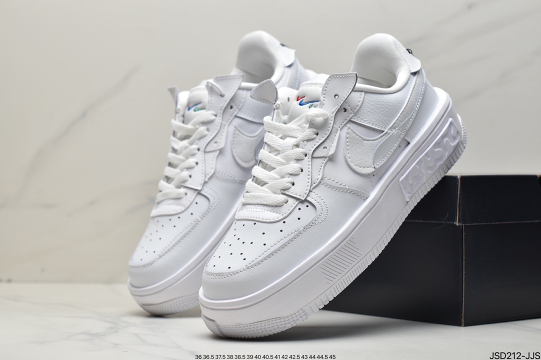 200 耐克Nike Air Force1 空军一号 白蓝低帮休闲板鞋 DX2675-100