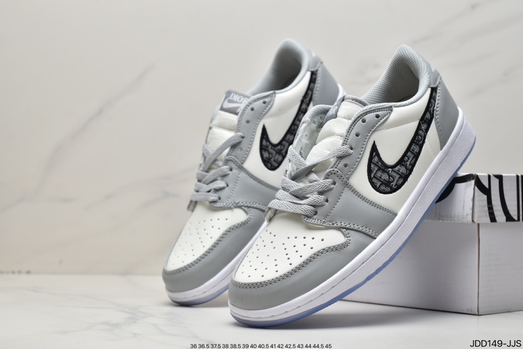 120 真标耐克NK Air Jordan 1 Low”Breathe/Triple White”AJ1乔丹一代篮球鞋DC0774