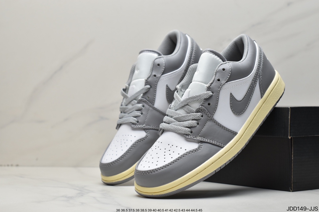 120 真标耐克NK Air Jordan 1 Low”Breathe/Triple White”AJ1乔丹一代篮球鞋DC0774