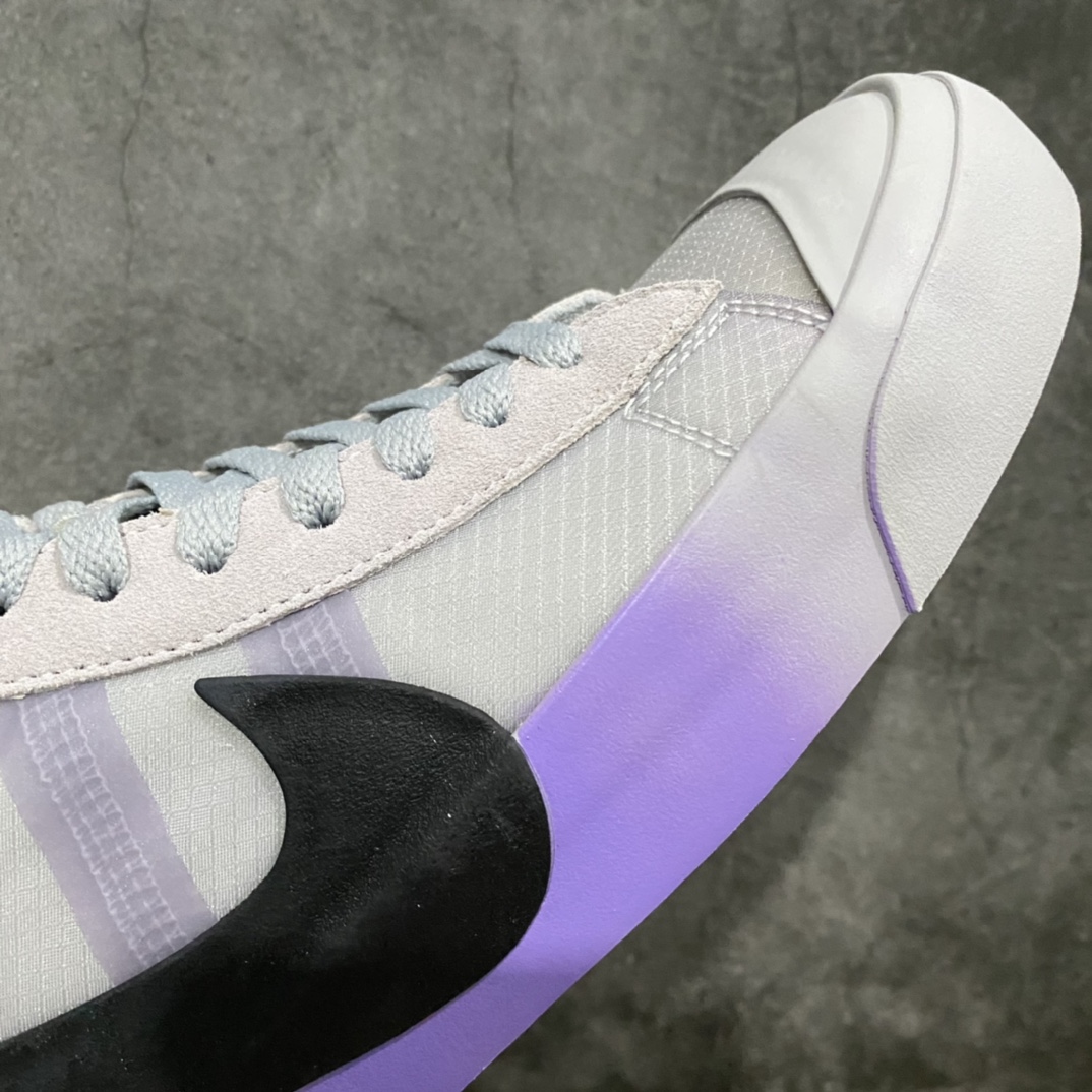 Top version of pure original high-end product line Off-White X Nike Blazer Mid OW joint pioneer high-top casual sneakers AA3832-002