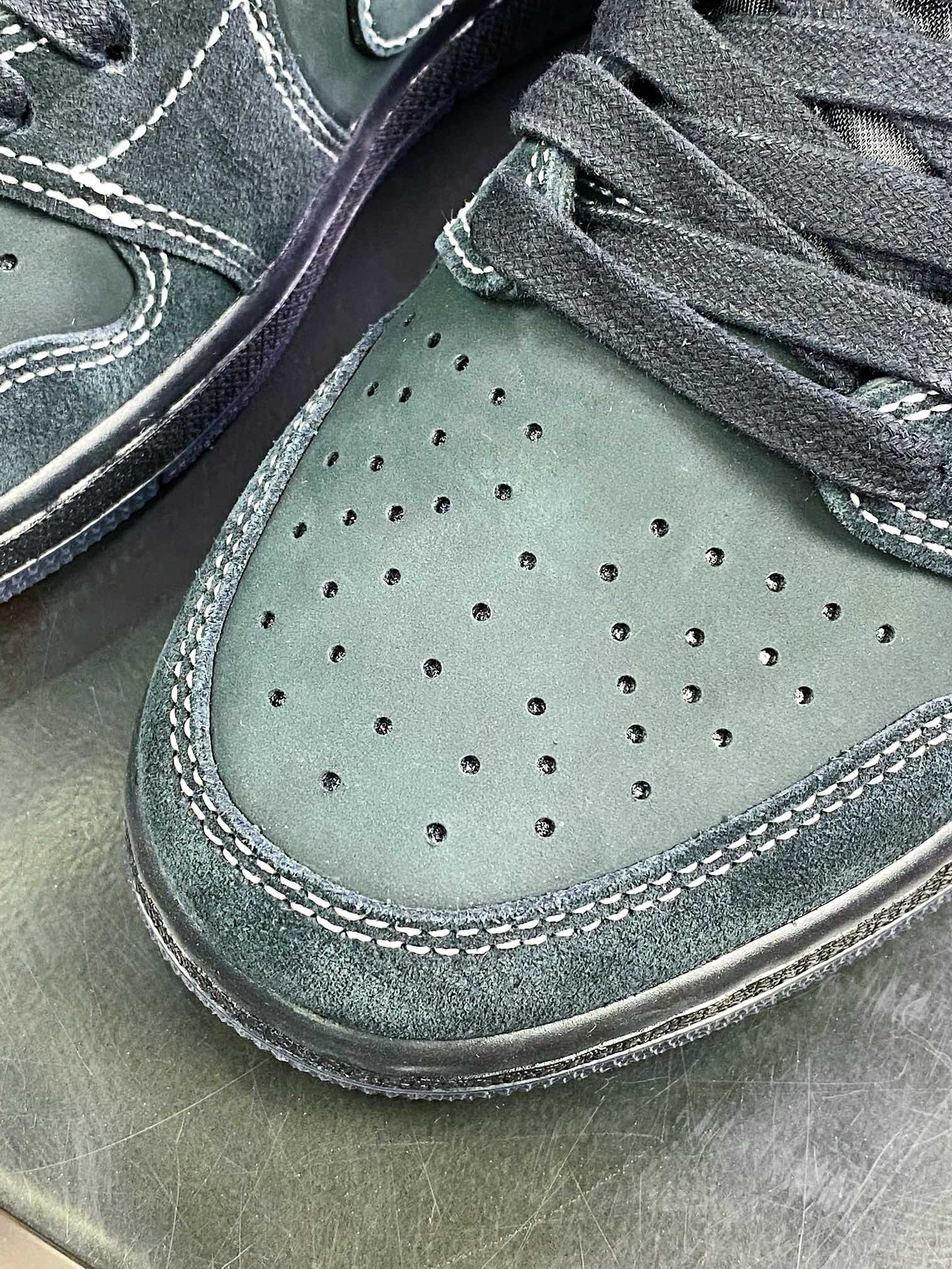 320 Travis Scott x Air Jordan 1 Low OG SP”Black/Phantom”AJ1乔丹一代篮球鞋DM7866-001