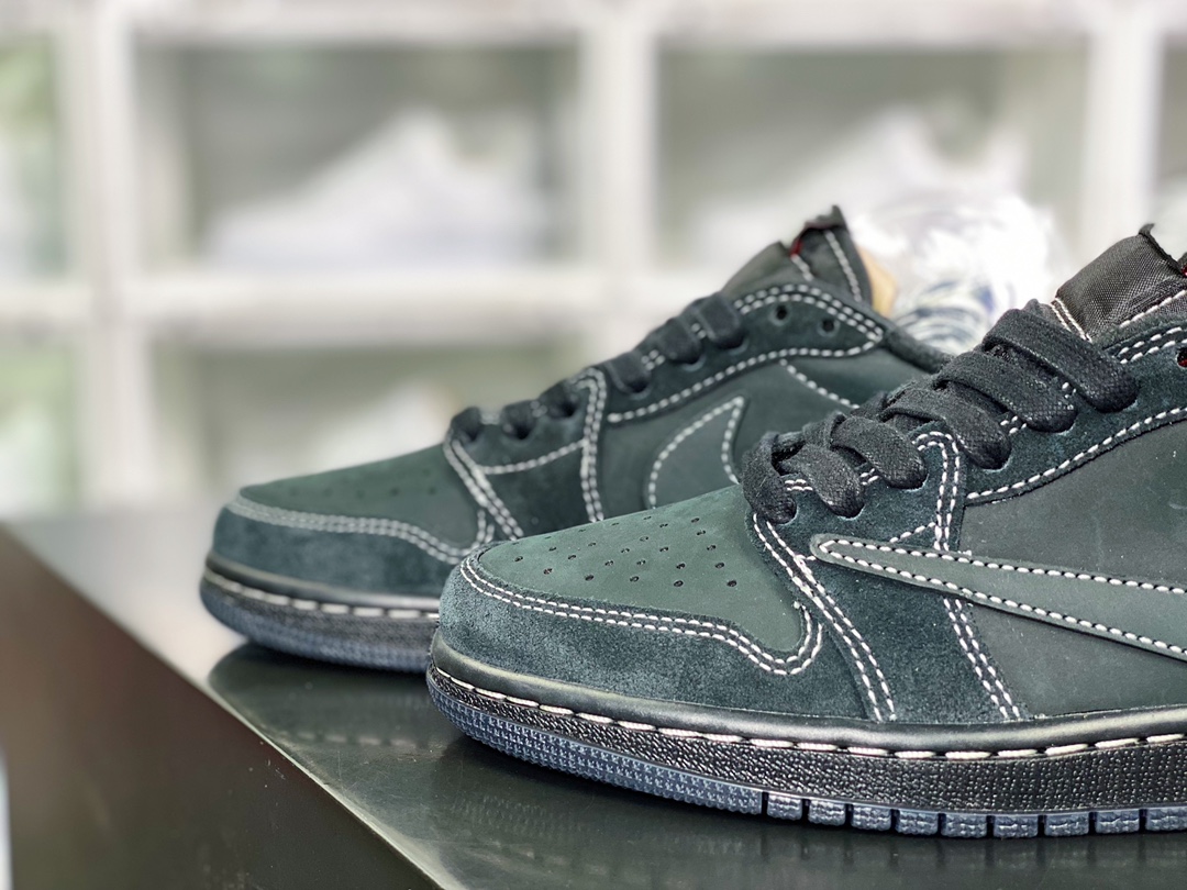 320 Travis Scott x Air Jordan 1 Low OG SP”Black/Phantom”AJ1乔丹一代篮球鞋DM7866-001