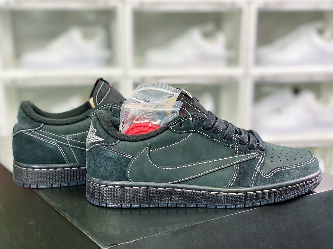 320 Travis Scott x Air Jordan 1 Low OG SP”Black/Phantom”AJ1乔丹一代篮球鞋DM7866-001