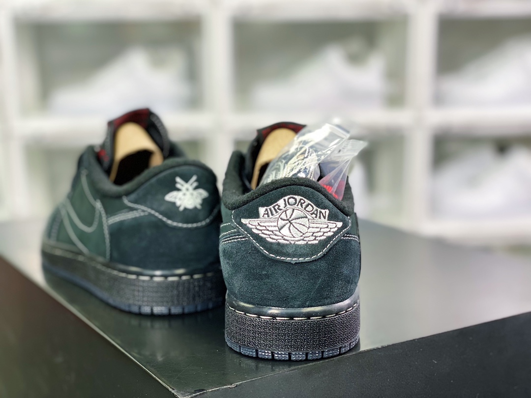 320 Travis Scott x Air Jordan 1 Low OG SP”Black/Phantom”AJ1乔丹一代篮球鞋DM7866-001