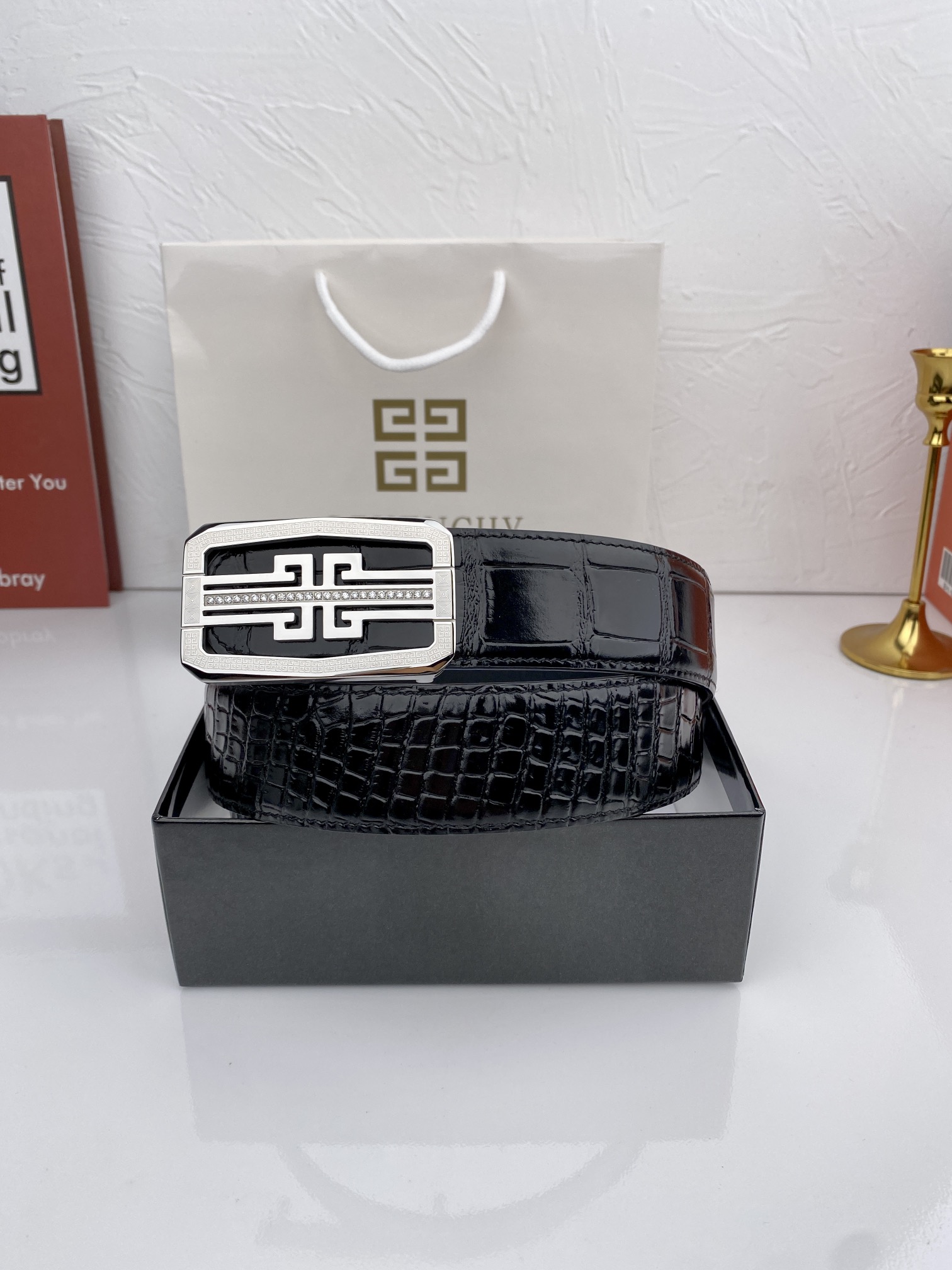 纪家专柜款高端款动物纹鳄鱼纹鸵鸟纹腰