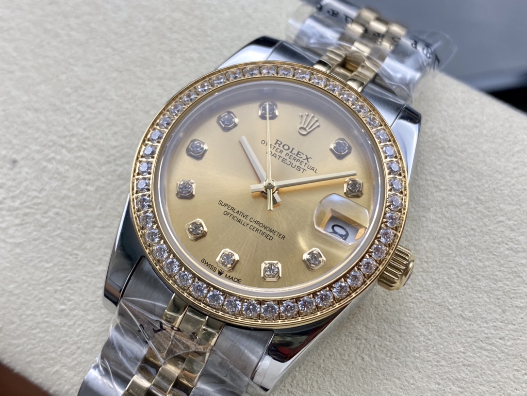 SK Factory 劳力士Rolex 女款 日志型31mm 自動巻き腕時計