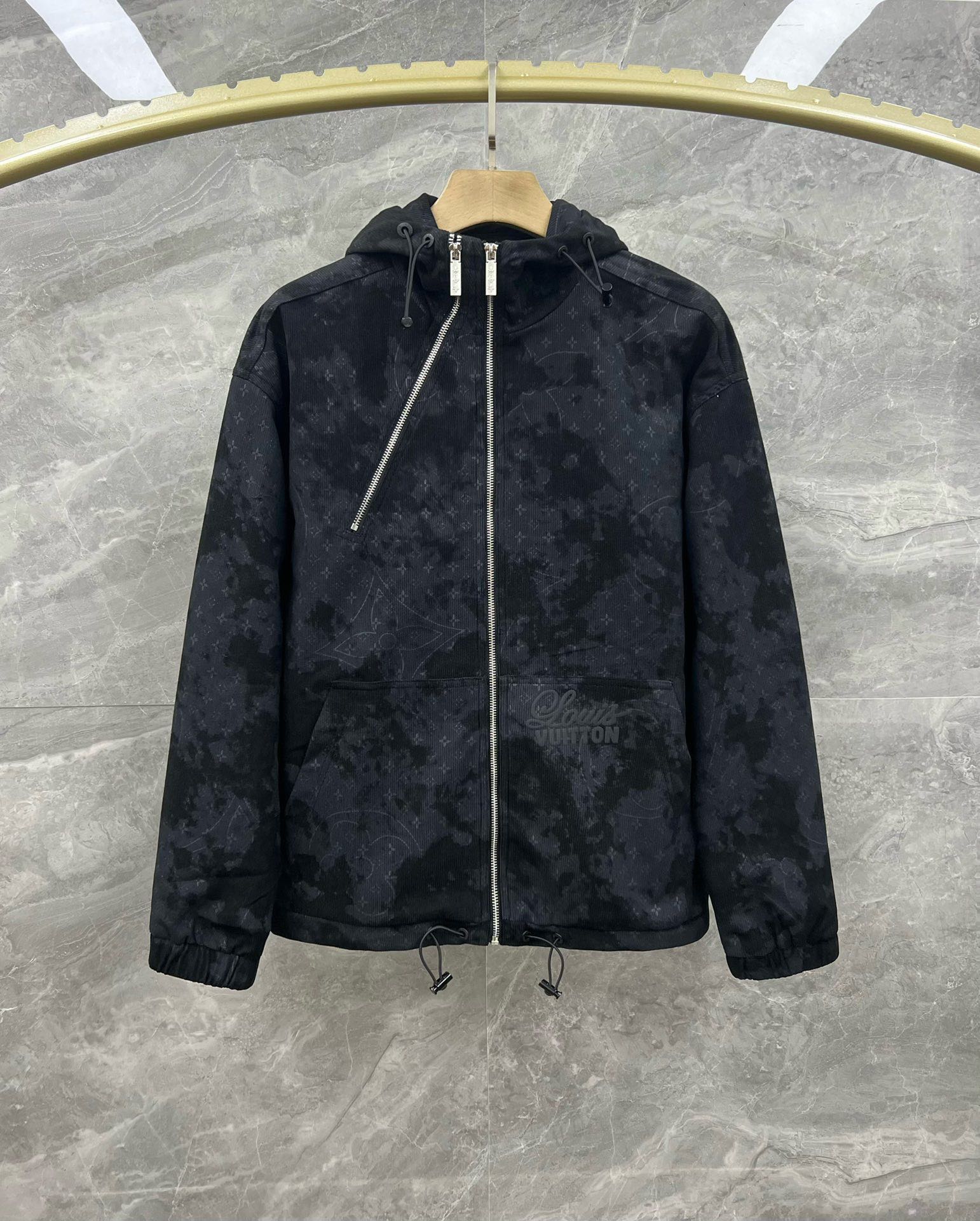 Louis Vuitton Good
 Clothing Coats & Jackets Printing Unisex Cotton Knitted Knitting Fall/Winter Collection Fashion Hooded Top