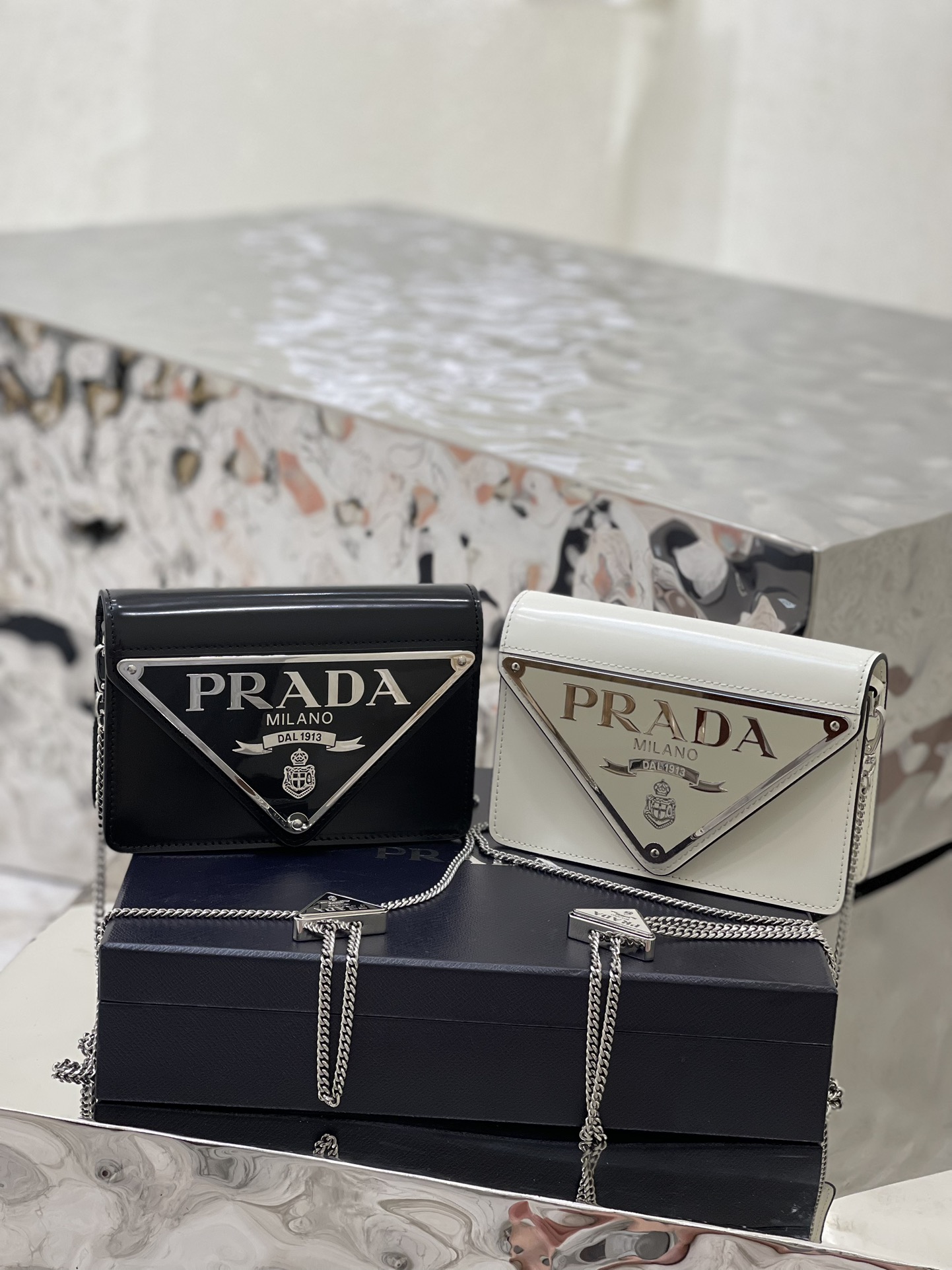 Prada Crossbody & Shoulder Bags China Sale
 Black White