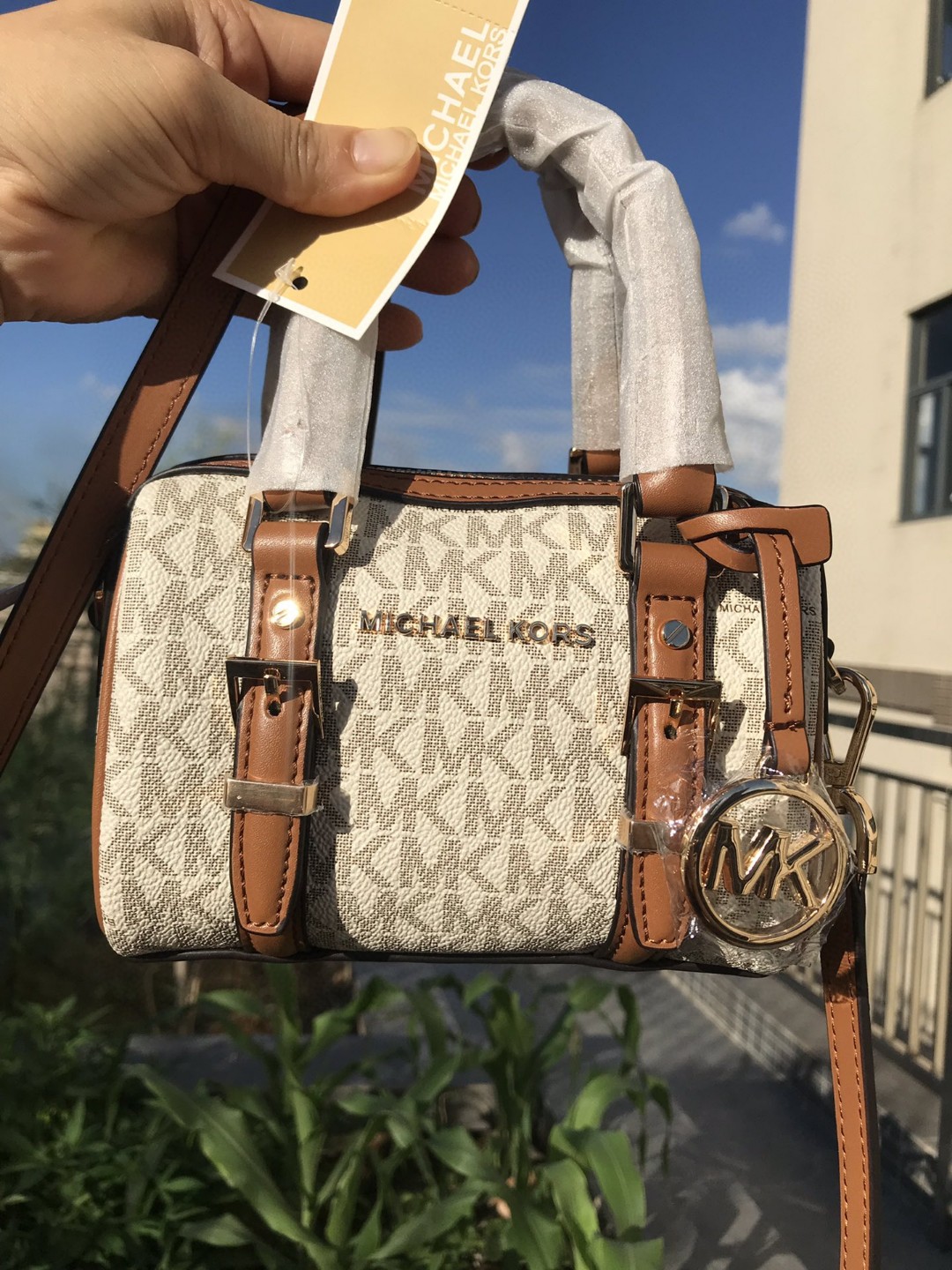 Michael Kors MK 新款Bedford Legacy迷你手提斜挎波士顿包