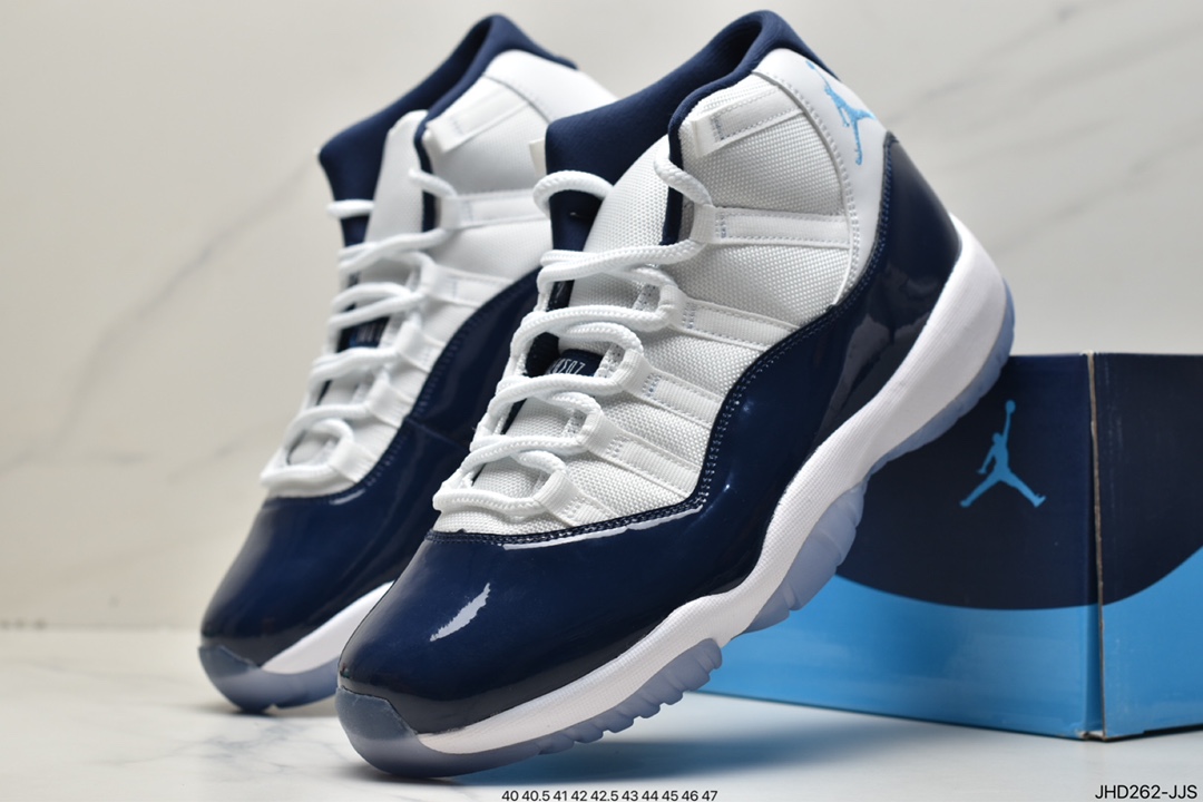 190 Nike Air Jordan 11 25th Anniversary”Concord”AJ11代迈克尔·乔丹高帮378037-100