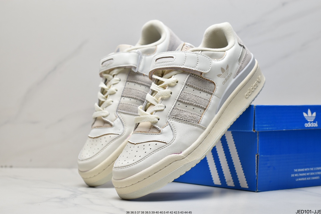 Adidas Clover Originals Forum 84 High Roman Series Velcro Low Help FY4577