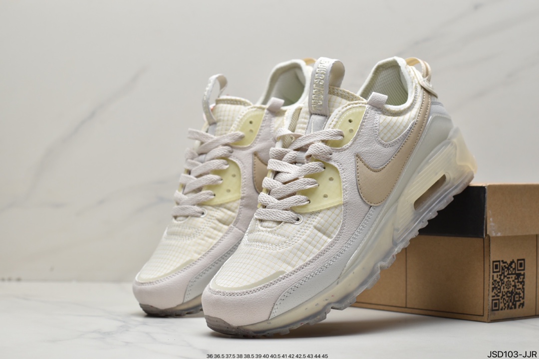 200 Nike Air Max Terrascape 90”Light Bone”山川地形系列经典复古百搭休闲运动气垫慢跑鞋DC9450-001