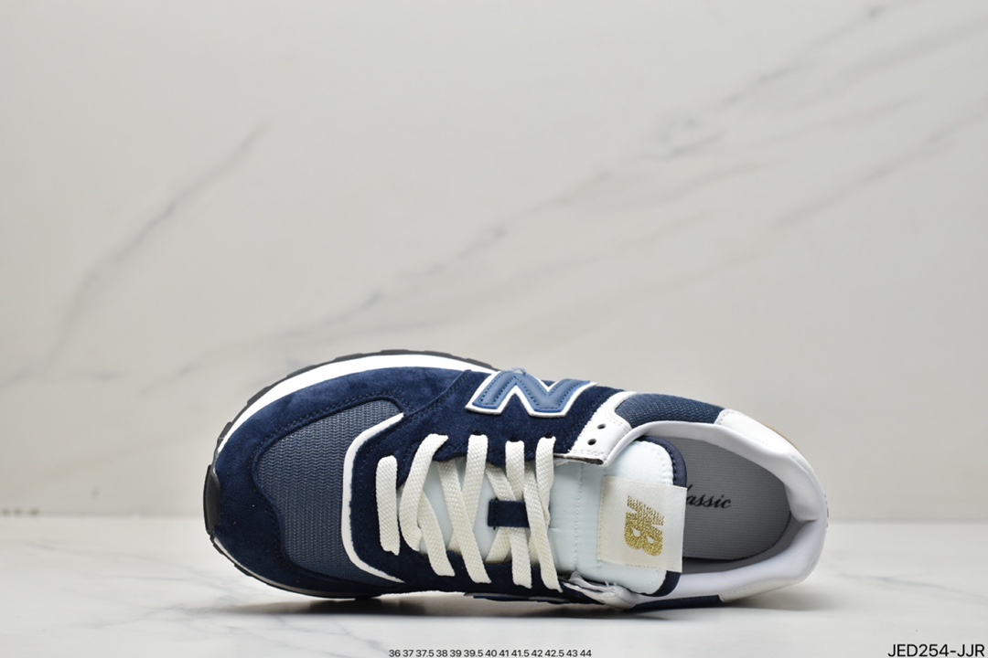 NB U574 Upgraded Series Low Top Retro Casual Sports Jogging Shoes ”Navy Blue and White” U574LGBB