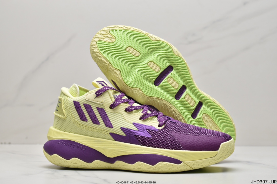 Adidas Dame 8 medium cushioning retro casual culture basketball shoes GY2774