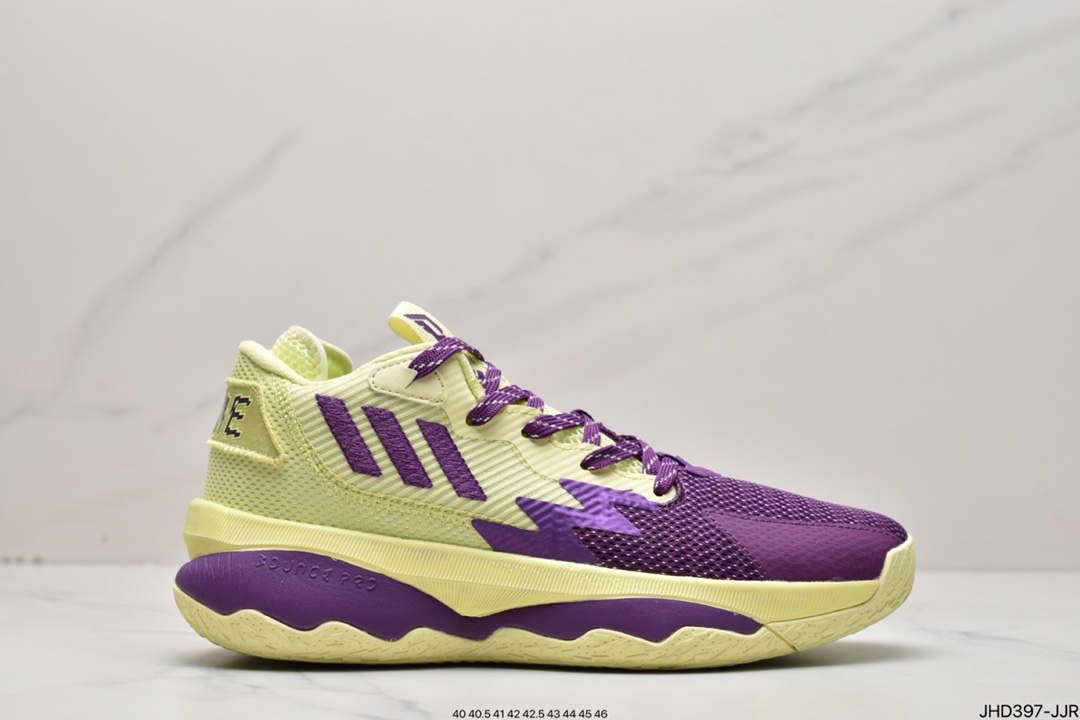 Adidas Dame 8 medium cushioning retro casual culture basketball shoes GY2774