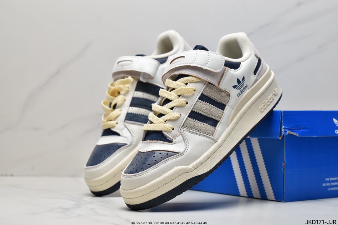 Adidas Clover Originals Forum 84 High Roman Series Velcro Low Help FY4577