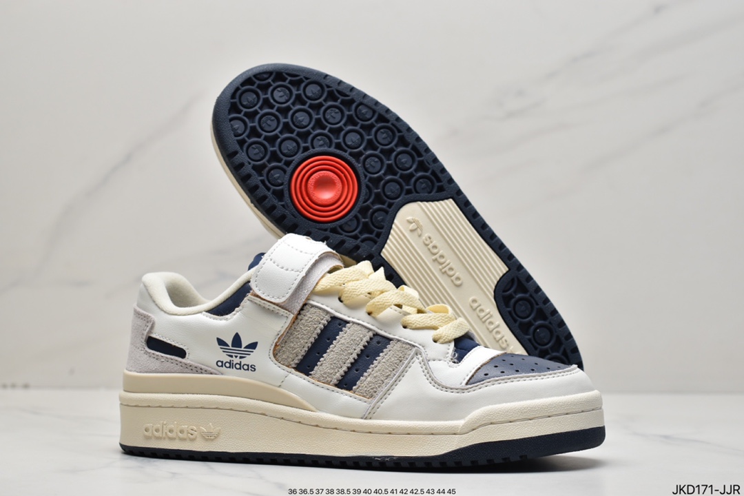 Adidas Clover Originals Forum 84 High Roman Series Velcro Low Help FY4577